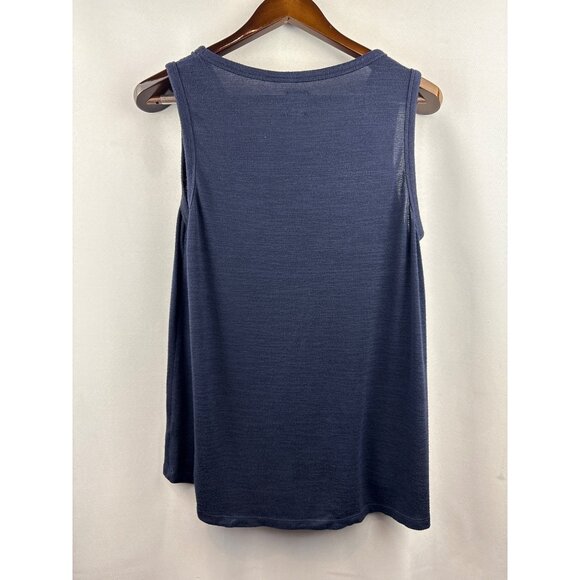 Women’s GAP Medium Navy Blue Tank Blosue - Picture 3 of 4